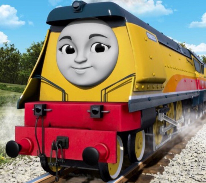 rebecca trackmaster train